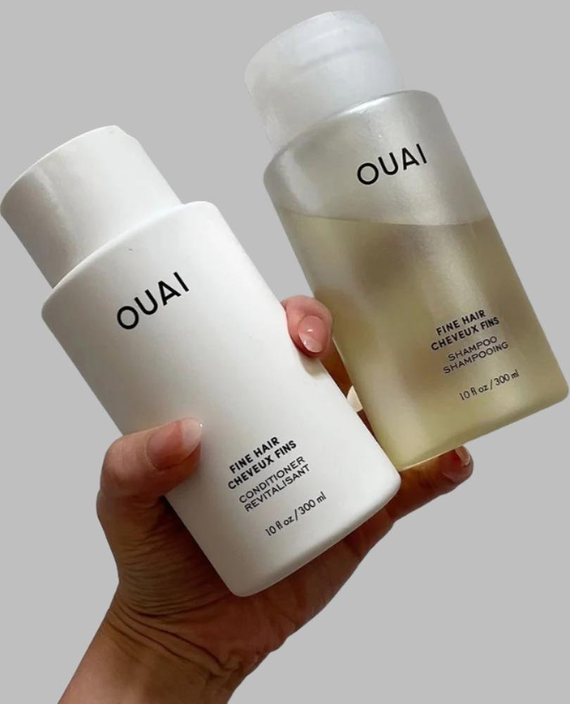 OUAI Fine Shampoo and Conditioner Set - (10 Fl Oz)